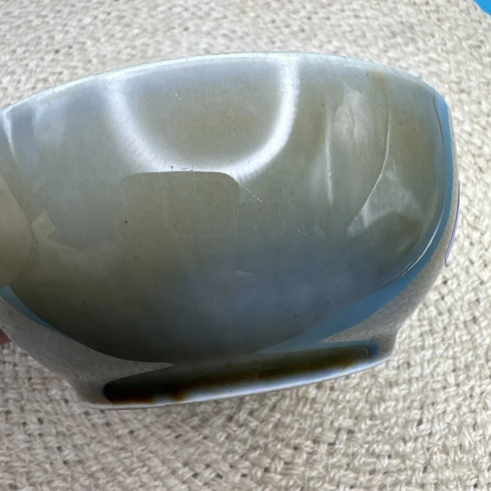 Wade Armagh Leprechaun Bowl‎ Trinket Dish Mushrooms Gnomes Irish Porcelain Vtg